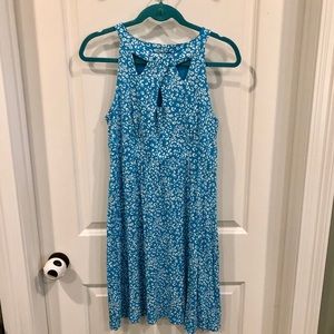 Ann Taylor Loft dress leopard blue